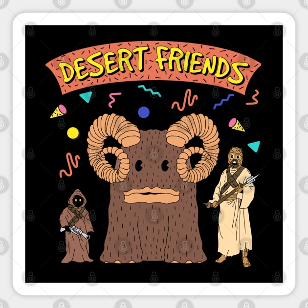 Desert Friends Magnet by Milasneeze